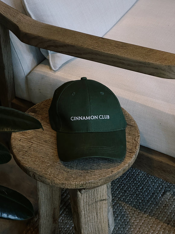 Stay Stylishly Branded: Cinnamon Club Logo Embroidered Hat for Effortless Cool - Shop Now